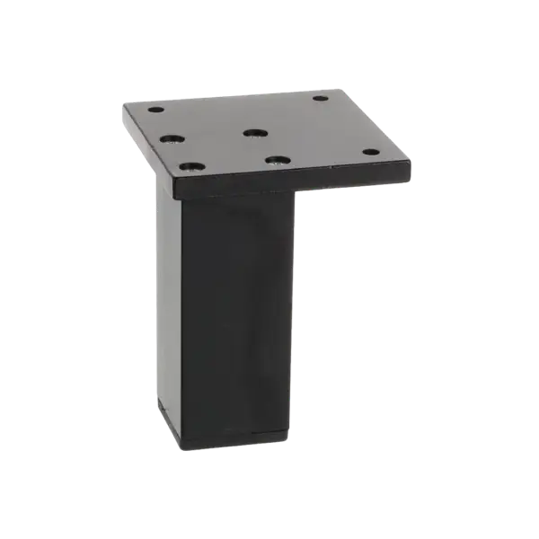 10cm URBAN Black Aluminium Furniture Legs – Set of 4